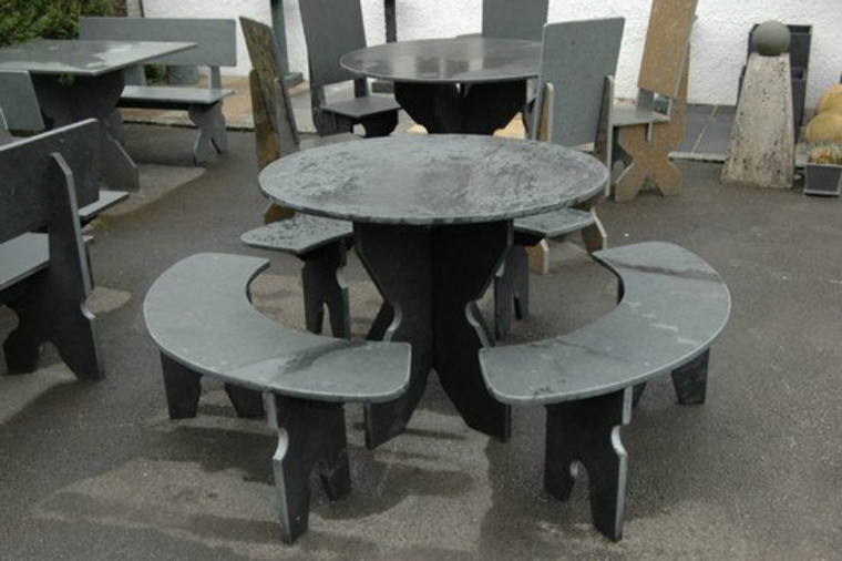 Black Slate Garden Furniture Bundle 5