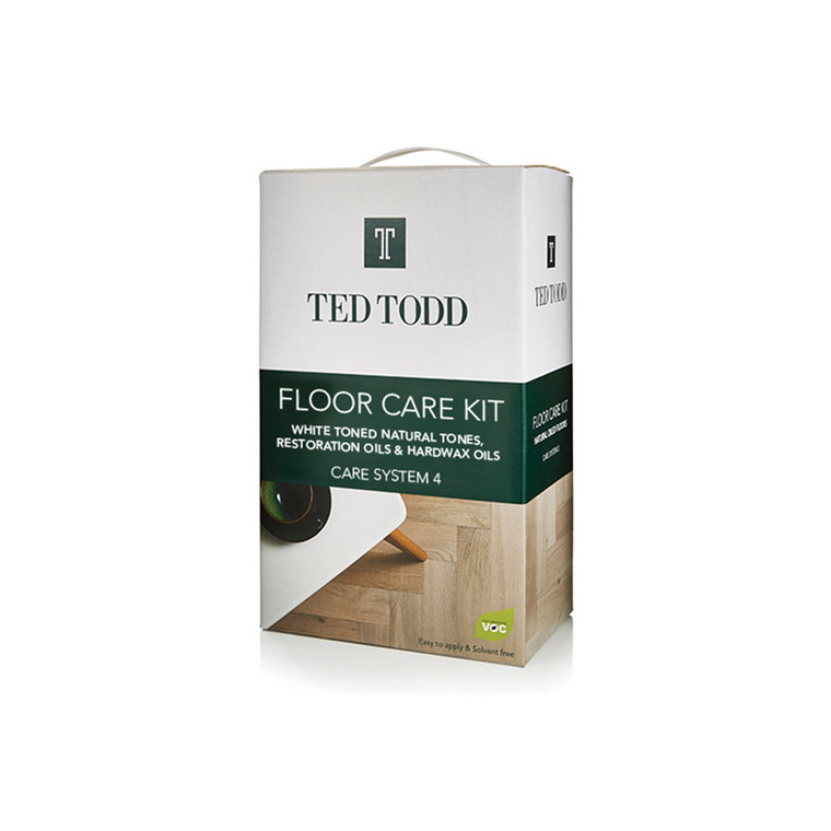 White Oiled & White Hardwax Oiled Cleaning Kit – Ted Todd (Care System No 4)