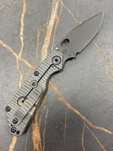 Strider SNG Aluminum/Tigerstripe Ti lockside Stonewash CPM20CV