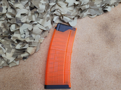 Lancer L5 Advanced Warfighter, Translucent Orange 30 Round Magazine