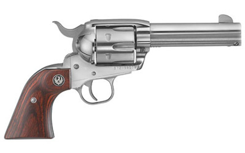 Ruger Vaquero  357 Mag 4.62" 6 Round Rosewood Grip Stainless Steel