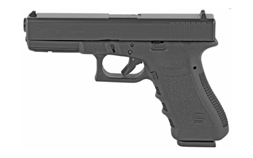 Glock, 17 Gen3, 9MM, 4.49" Barrel, Fixed Sights, Black, 17 Rounds, Austrian