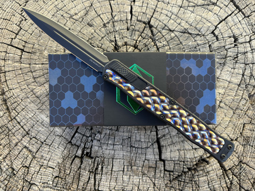 Heretic Knives Cleric II D/E DLC w/Flamed Titanium Inlay