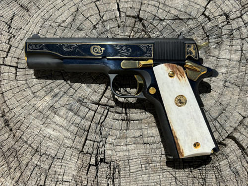 Colt Gov. 1911 5" 38 Super El Compadre Series 70 Engraved