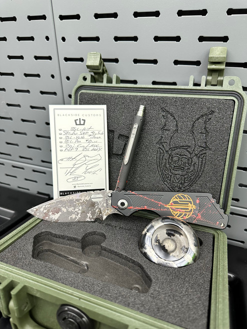 Blackside Customs/Strider SMF Kit with Brass Pen & Yo-Yo- MOC/Digi Cam