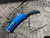 Heretic Knives ROC, Blue Anodized, Stonewash