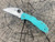 Spyderco Delica 4 Lightweight Teal