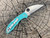 Spyderco Delica 4 Lightweight Teal