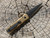 Pro-Tech Godson Limited SW Solid Bronze, DLC Blade, Black Pearl Button