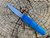 Kershaw Livewire 3.3" Stonewash Spear Point Blue Handle