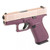 GLOCK 43X 9MM 3.41" Black Cherry/Rose Gold 10Rds (2)Mags Skydas Cerakote