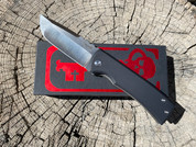 Chaves Knives Redencion 229 Kickstop, Black G-10, Drop Point