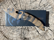 Microtech Stitch Auto, S/E  Coyote Camo Full Serrated