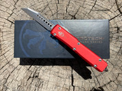 Microtech Ultratech Warhound Red Stonewash Standard