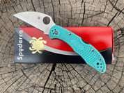 Spyderco Delica 4 Lightweight Teal