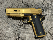 Nighthawk Agent 2 Commander .45ACP Gold Nitride Finish