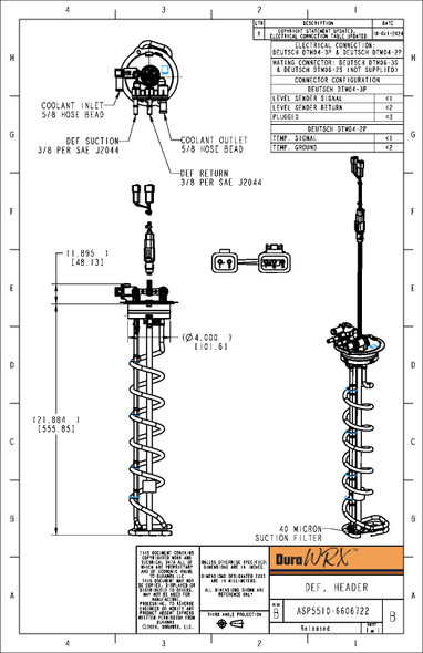 DuraWRX by Shaw | New DEF Header (O.E. Designed) 22in. | ASP5510-6606722