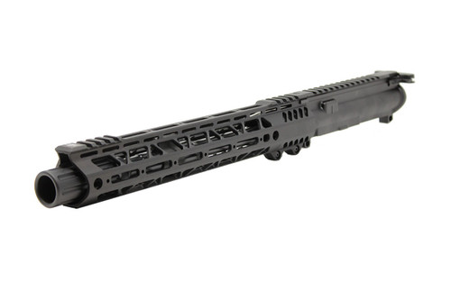 5.56 AR 15 Pistol Kit - 10.5 Nitride Barrel, 1:7 Twist Rate with 12 Slant M-Lok Handguard 4