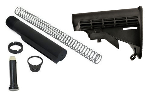 AR-15 Classic Lower Build Kit | Lower Parts Kit | Butt Stock | Buffer Tube Assembly | AR-15