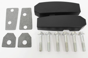 GA1142B-ALUMINIUM WINDSCREEN BRACKET PAIR BLACK