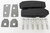 GA1142B-ALUMINIUM WINDSCREEN BRACKET PAIR BLACK