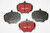 GA3318-BRAKE PAD REAR ULTIMAX