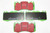 GA4739 - BRAKE PAD FRONT GREEN