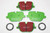 GA4740 - BRAKE PAD REAR GREEN