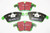 GA4839-BRAKE PAD FRONT GREEN STUFF