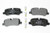 LR032903-BRAKE PADS - LESS SPRINGS