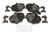 SFP500200M-BRAKE PAD SET - REAR - NO PINS/CLIPS