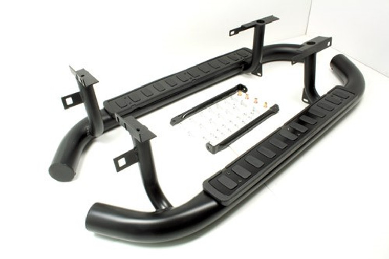 LR008379B-SIDE STEPS - BLACK - DEF. 90 - 2007 ON