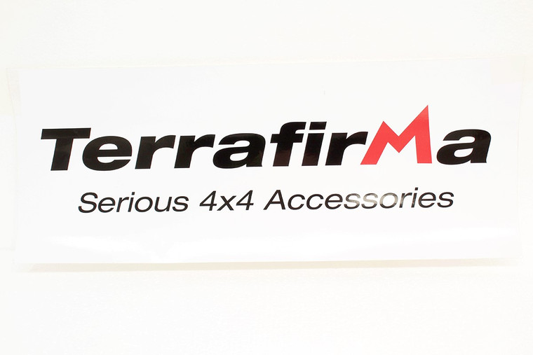 TFDECAL2-TERRAFIRMA STICKER 500MM X 200MM