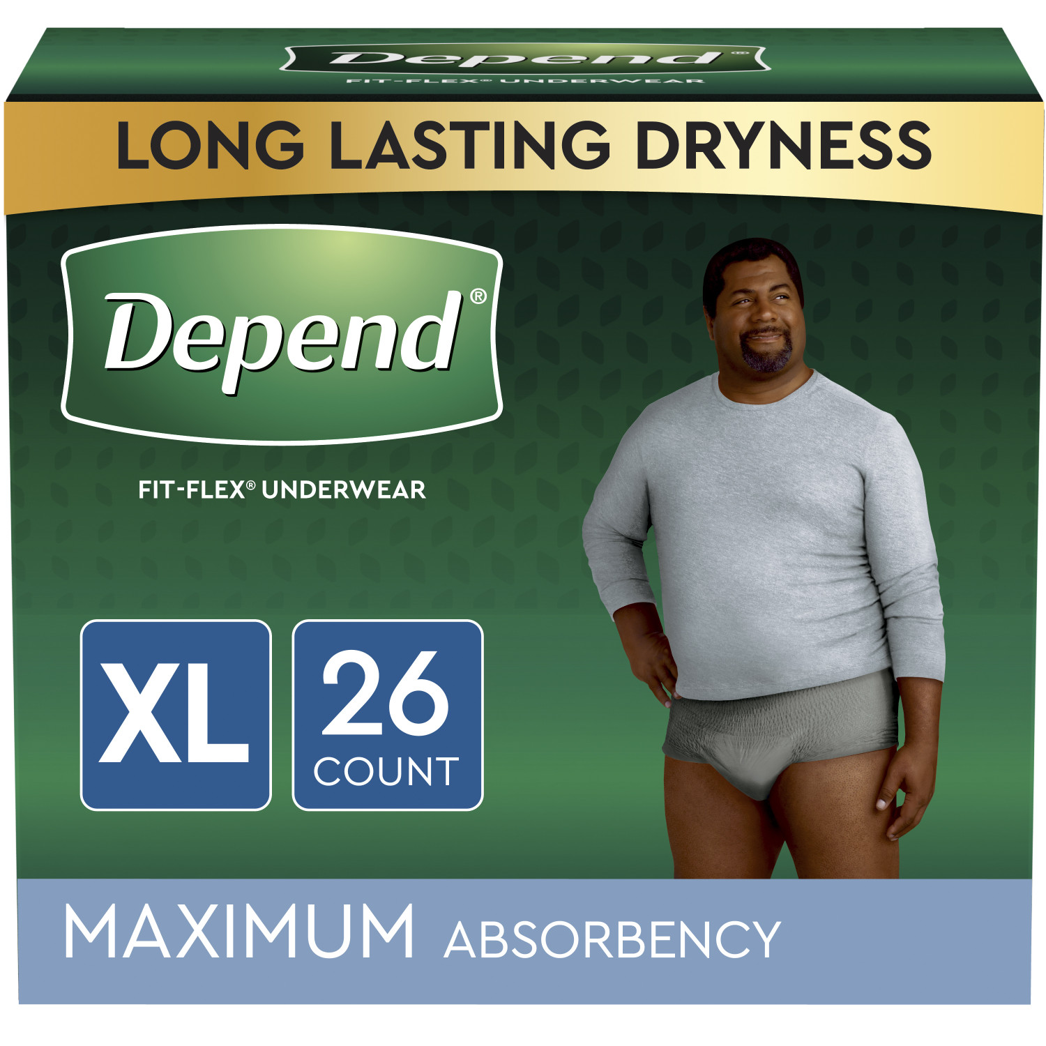 Depend Silhouette Incontinence and Postpartum Underwear for Women, Maximum  Absorbency, Disposable, Large/Extra-Large, Lavender/Teal/Berry, 12 Count