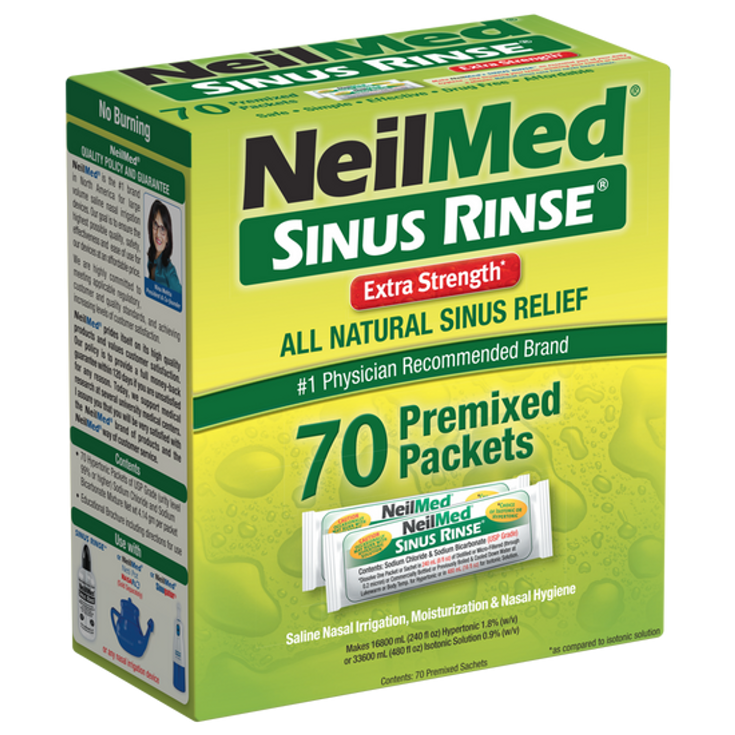 Kids, Sinus Rinse, Ages 2+, 60 Premixed Packets