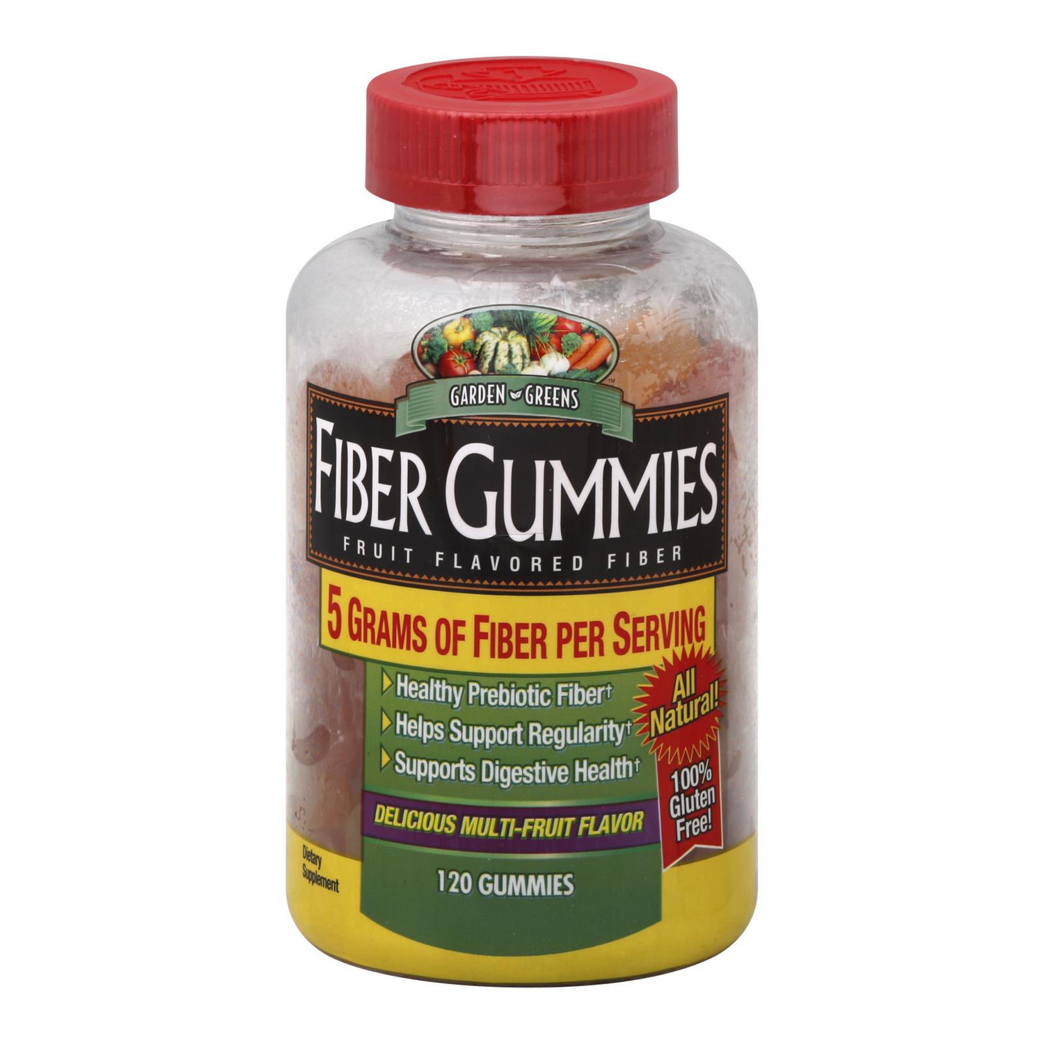 Windmill Health Products Fiber Gummies Garden Greens 120 Count