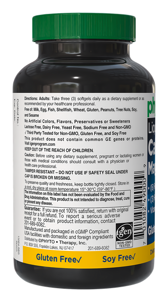 Phyto-Therapy Liquid Calcium - 1000 mg - 90 Softgels