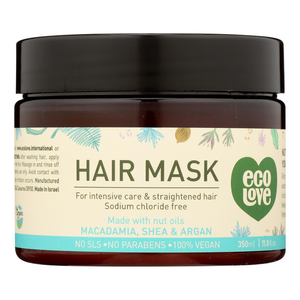 Ecolove - Mask Nut Int Cr Strt Hair - 1 Each - 11.8 OZ