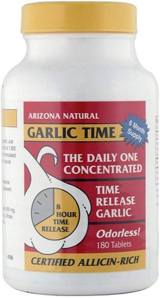 Arizona Natural Resource Garlic Time - 180 Tablets