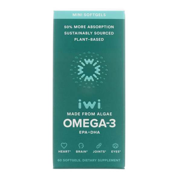 Iwi - Supp Alg Omega 3 Mini Sg - 1 Each-60 SGEL