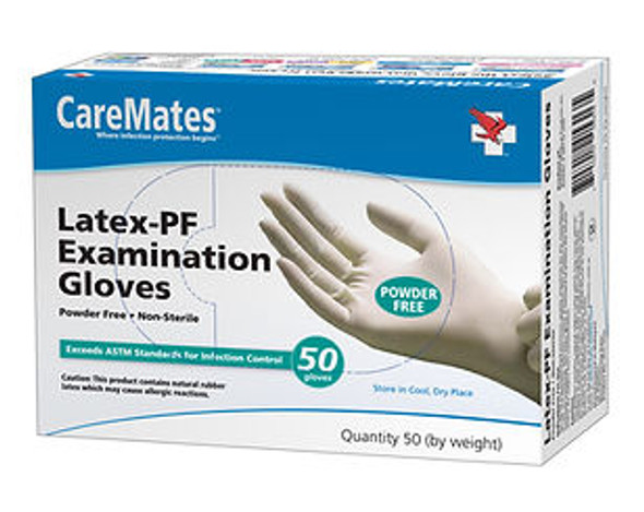 Latex Medical Examination Gloves Powder Free - CareMates