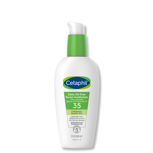 Cetaphil - Daily Oil-Free Facial Moisturizer with Sunscreen Lotion - SPF 35 - 3 fl oz.