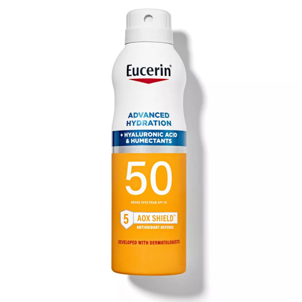 Eucerin - Advanced Hydration Sunscreen Spray - SPF 50 - 6 fl oz