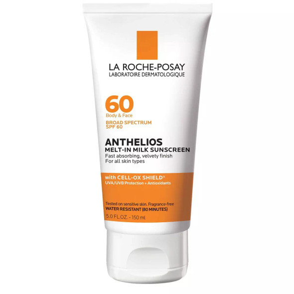 La Roche Posay - Anthelios Melt-in Milk Sunscreen Face & Body Lotion - SPF 60 - 5 fl oz