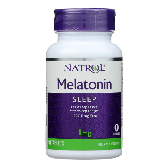 Natrol - Melatonin - 1 mg - 90 Tablets