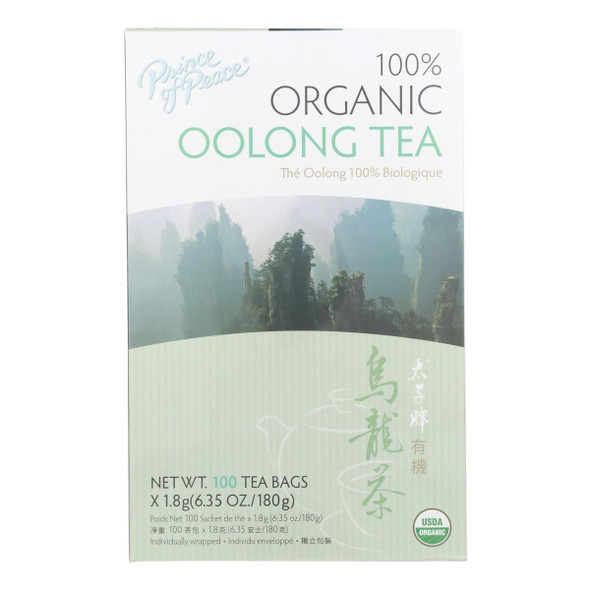 Prince of Peace Organic Oolong Tea, 100 Tea Bags