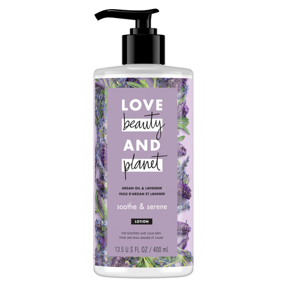 Love Beauty and Planet Body Lotion Argan Oil and Lavender, 13.5 oz