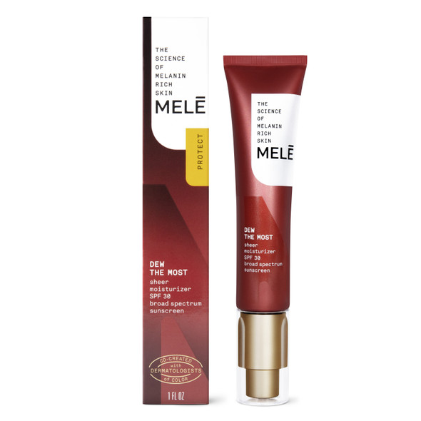 Mele Dew The Most SPF 30 Face Moisturizer for Sun Protection, 1 oz
