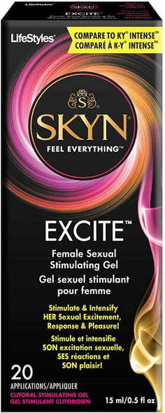 Lifestyles Excite Sensual Female Stimulation Gel 0.5 Oz
