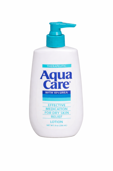 Aqua Care Therapeutic Lotion with 10% Urea for Dry, Rough Skin, 8 fl oz